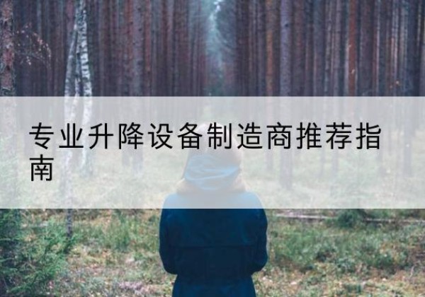 阜新电动剪叉升降平台厂家-专业升降设备制造商推荐指南