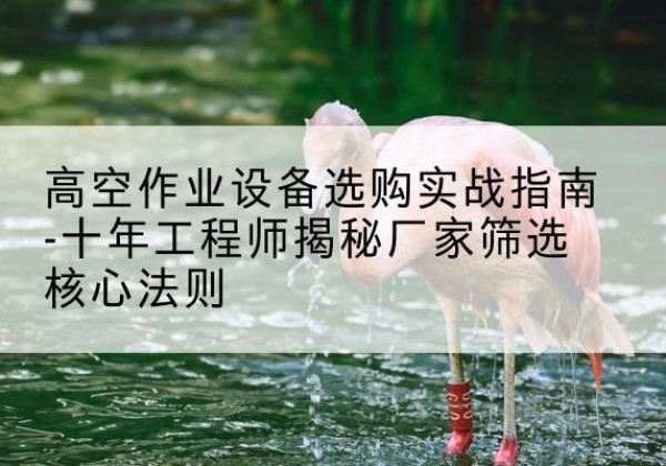 阜新剪叉式升降机厂家-高空作业设备选购实战指南-十年工程师揭秘厂家筛选核心法则